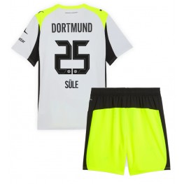 Borussia Dortmund Niklas Sule #25 Uit tenue Kids 2025-26 Korte Mouw (+ Korte broeken)